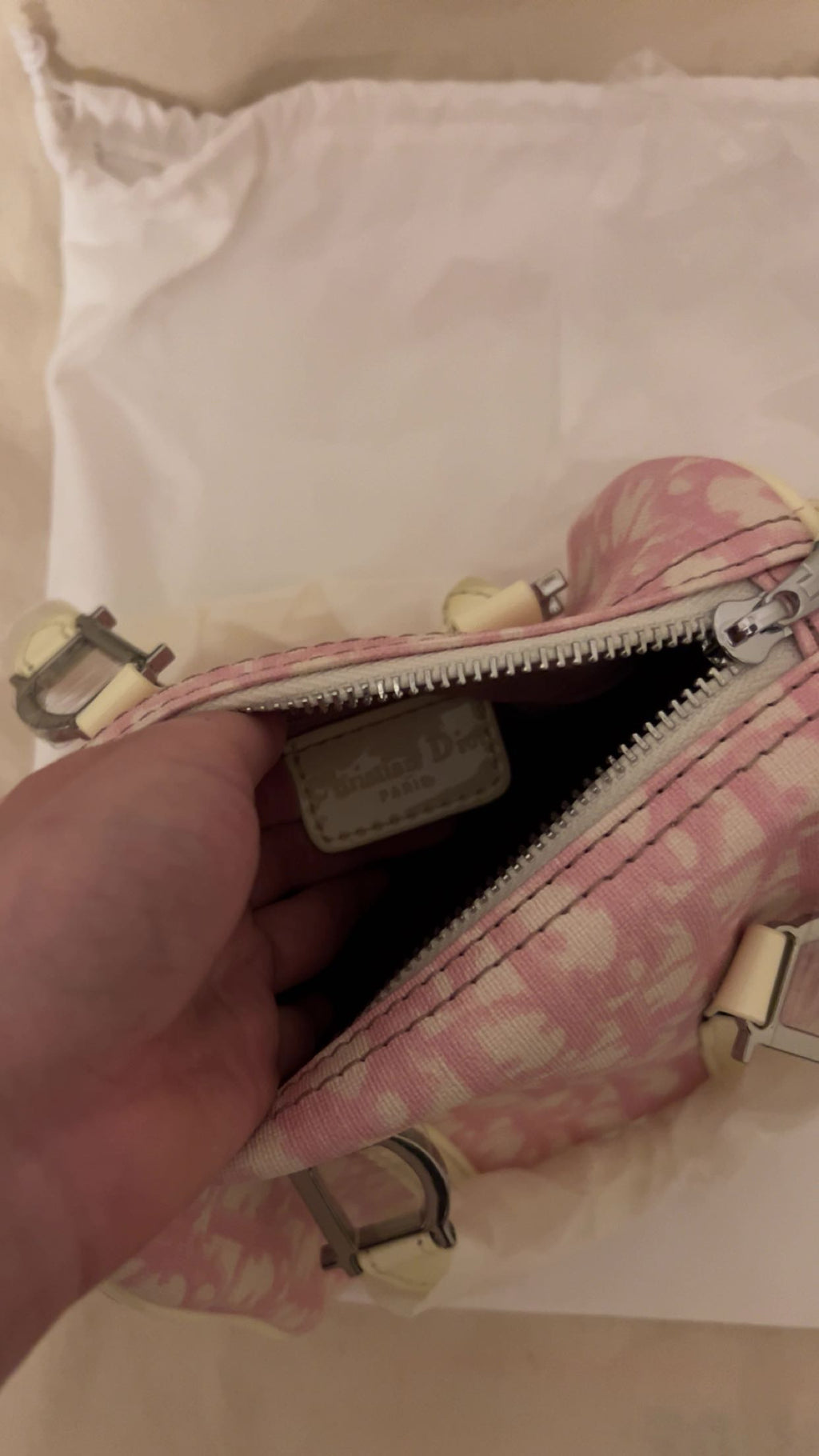 Pink Oblique mini handbag