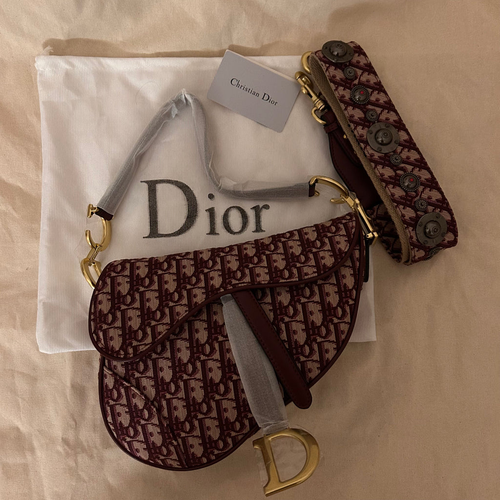 Burgundy Saddle Bag
