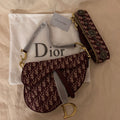 Burgundy Saddle Bag