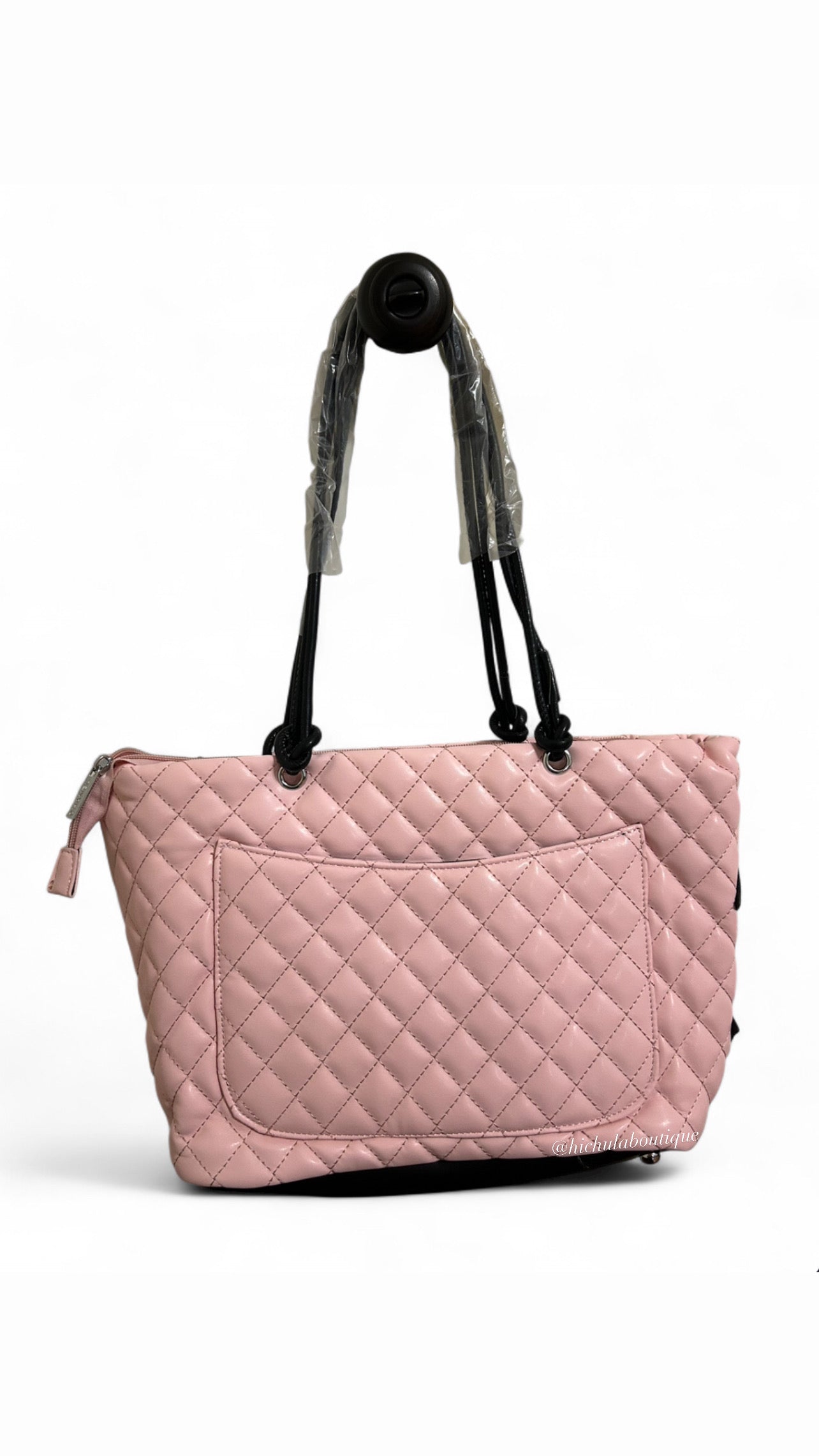 Pink Bag w Black Logo