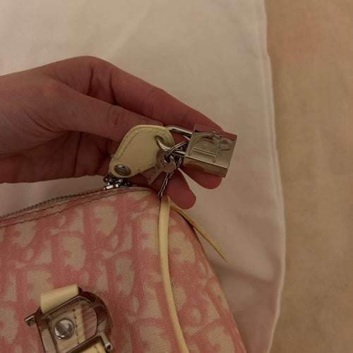 Pink Oblique mini handbag